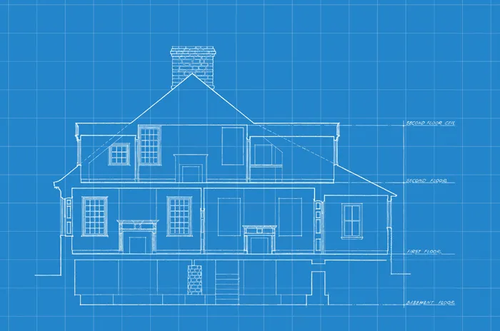Blueprint of house